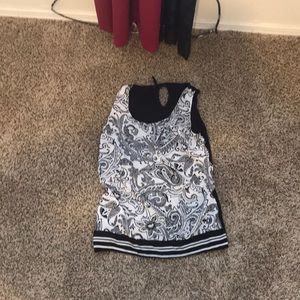 Black and white top
